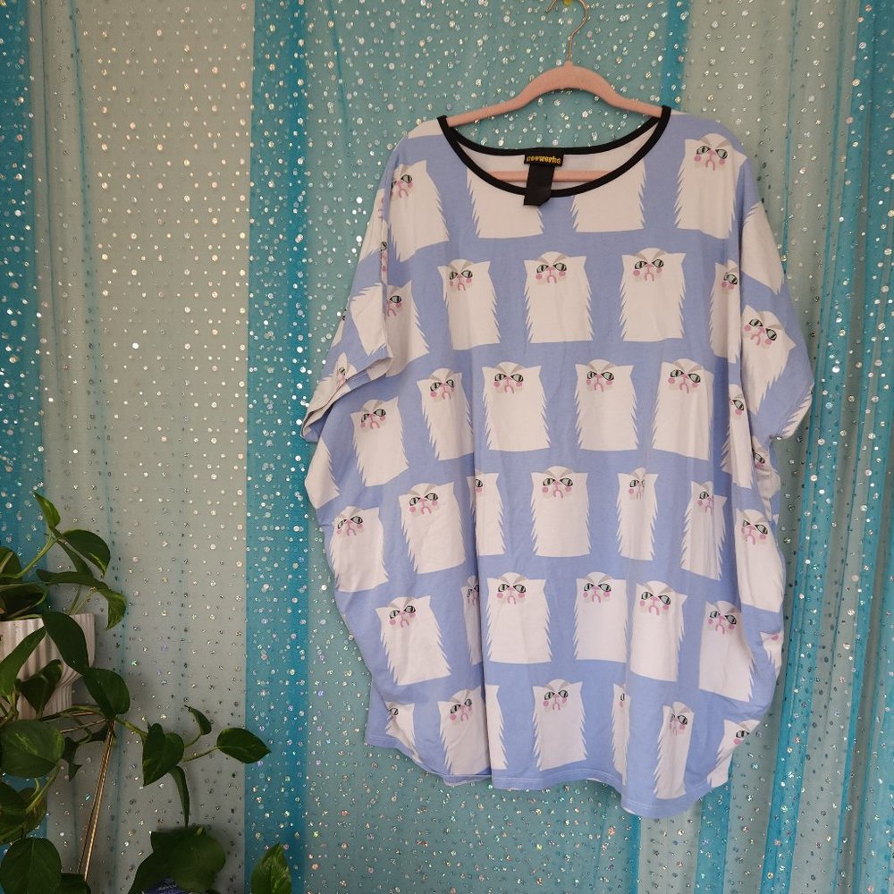 Nooworks Circle Dress in Grumpy Cats Size